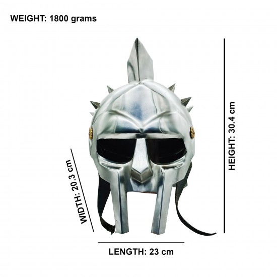 Iron Gladiator Warrior Helmet