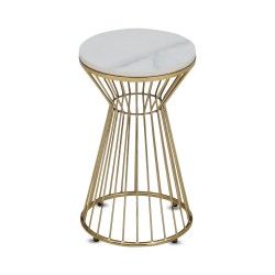 Side Table (IRON & MARBLE)