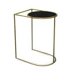 Side Table (IRON & GLASS)