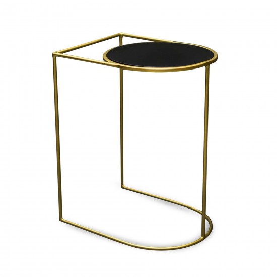 Side Table (IRON & GLASS)